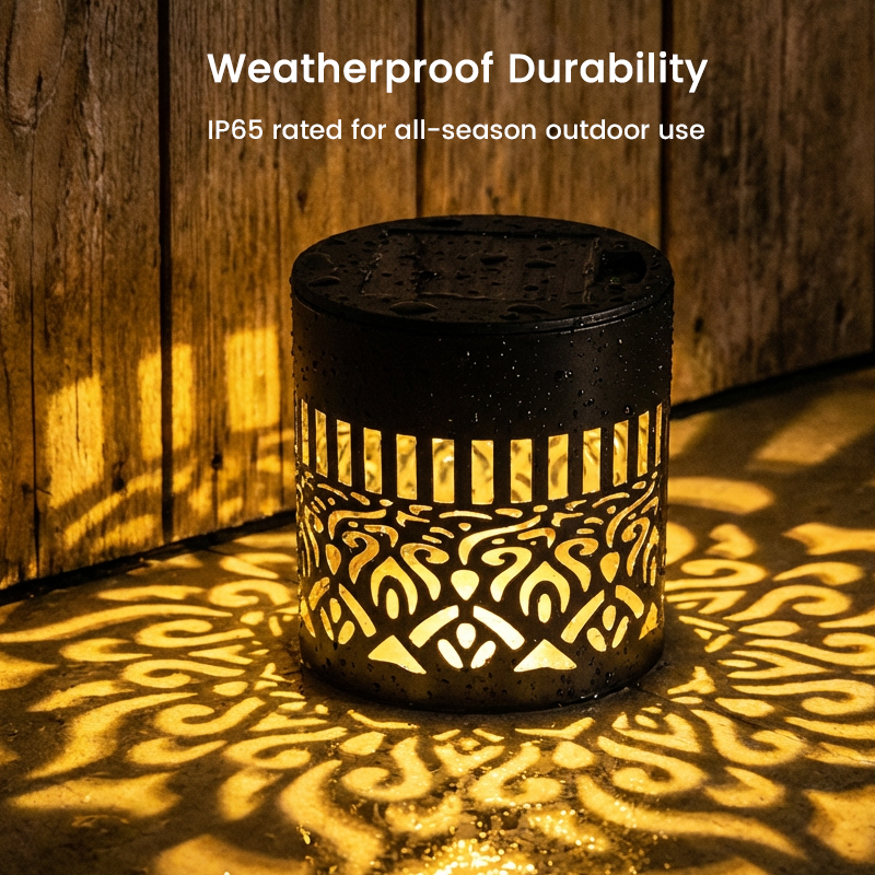 Solar Powered Mandala Projector Light