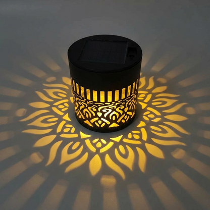 Solar Powered Mandala Projector Light