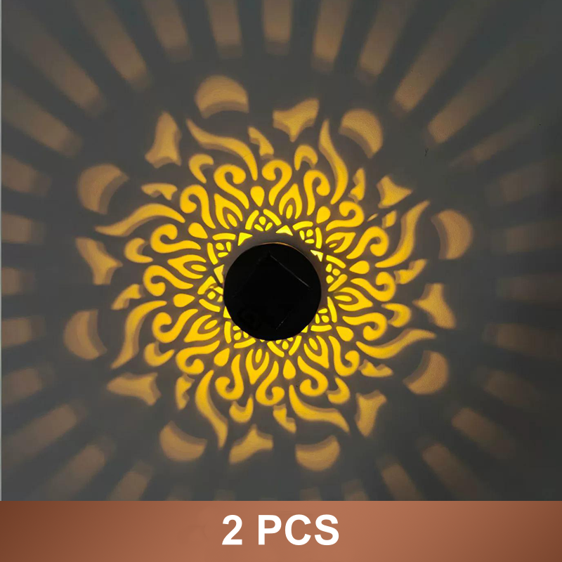 Solar Powered Mandala Projector Light