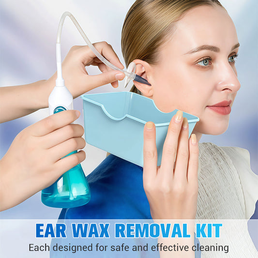 Safe & Gentle Ear Wax Removal Kit 4X Water Volume, 5 Streams For Effective Cleaning