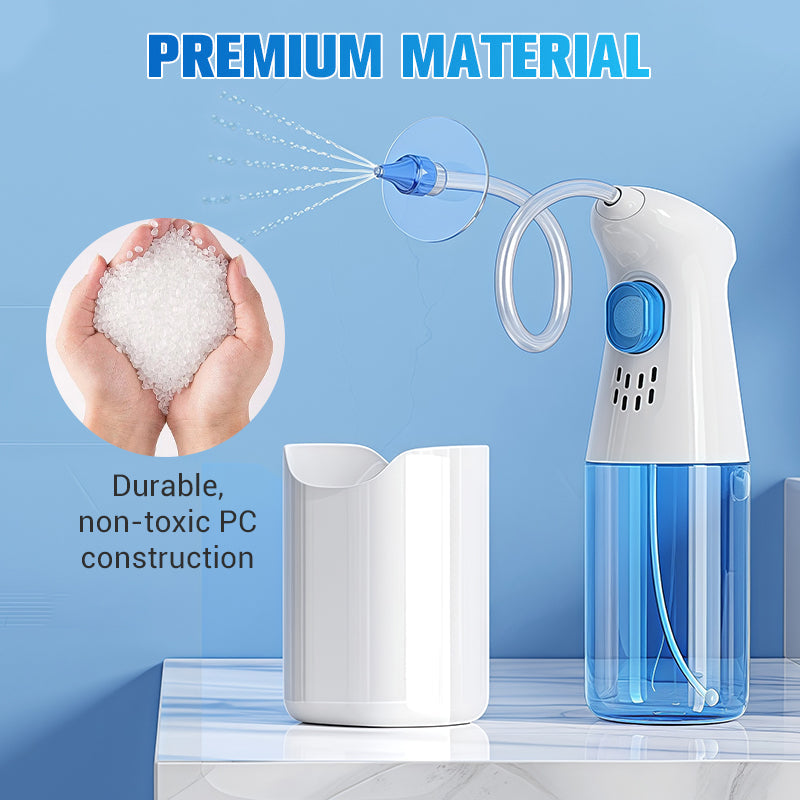 Safe & Gentle Ear Wax Removal Kit 4X Water Volume, 5 Streams For Effective Cleaning
