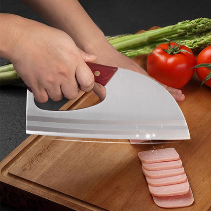 Ergonomic Kitchen Knife Front Handle Design, Effortlessly Cuts Vegetables And Meat. A Thoughtful Gift For Home Cooks