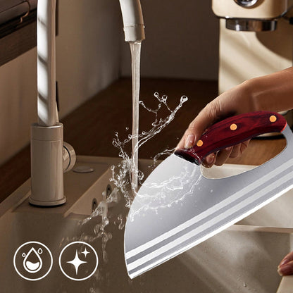 Ergonomic Kitchen Knife Front Handle Design, Effortlessly Cuts Vegetables And Meat. A Thoughtful Gift For Home Cooks