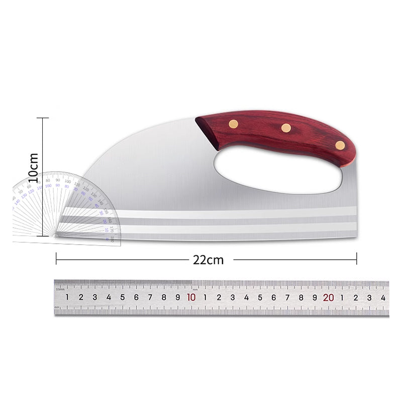 Ergonomic Kitchen Knife Front Handle Design, Effortlessly Cuts Vegetables And Meat. A Thoughtful Gift For Home Cooks