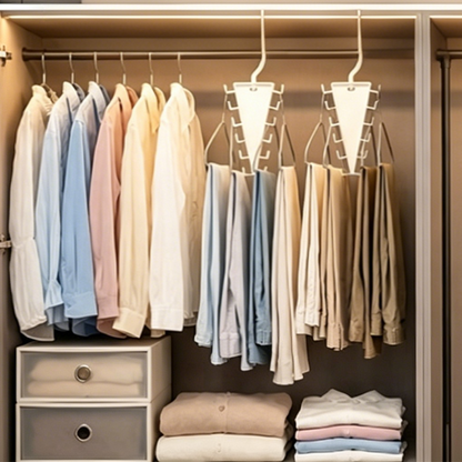 Triangle Closet Organizer For Clothes, Accessories & More