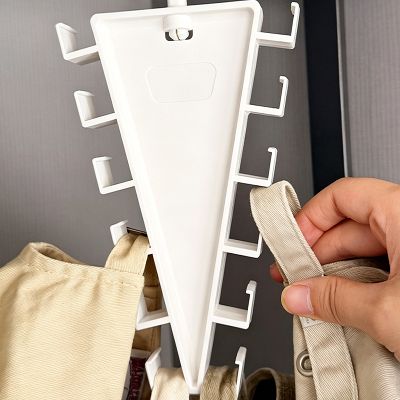 Triangle Closet Organizer For Clothes, Accessories & More