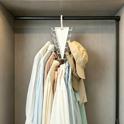 Triangle Closet Organizer For Clothes, Accessories & More