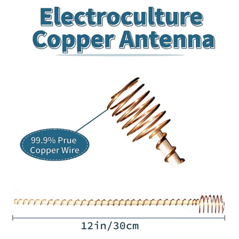 One Thread Electro Culture Copper Antenna
