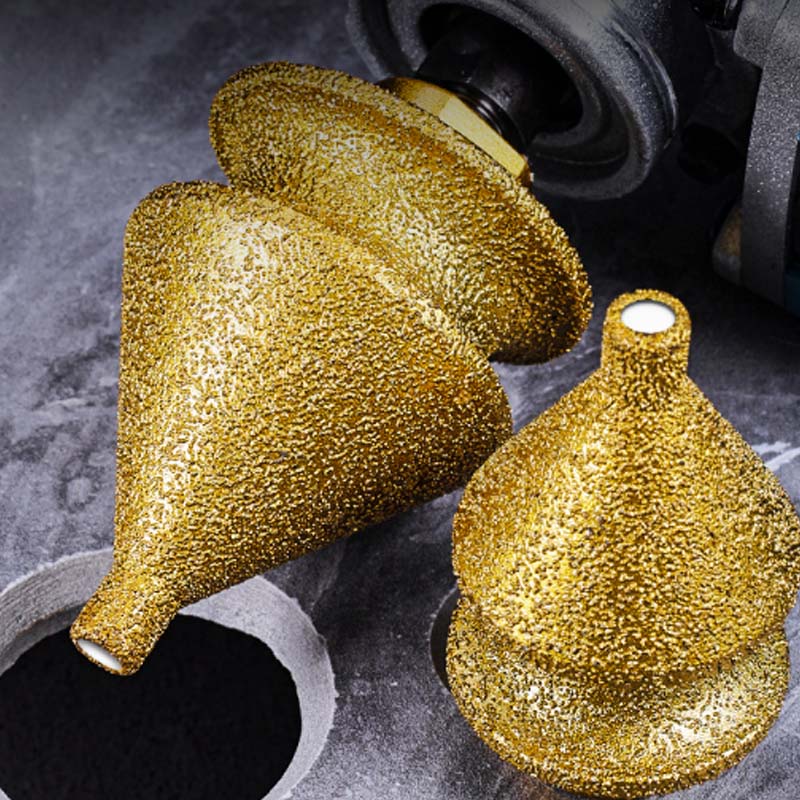 Diamond Chamfering Bit For Grinder Multi Function, Brazed Diamond, Universal Fit