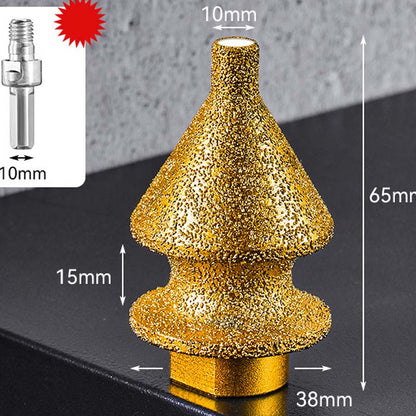 Diamond Chamfering Bit For Grinder Multi Function, Brazed Diamond, Universal Fit