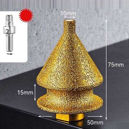 Diamond Chamfering Bit For Grinder Multi Function, Brazed Diamond, Universal Fit