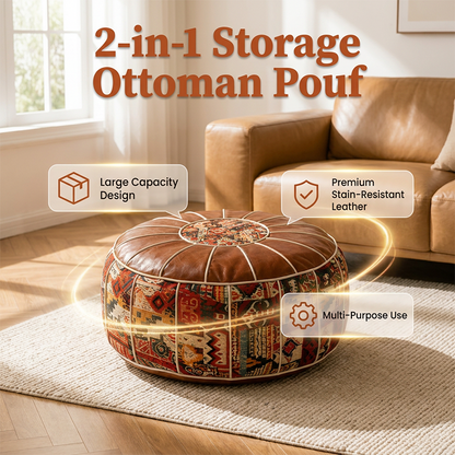 S Multifunctional Storage Ottoman Pouf