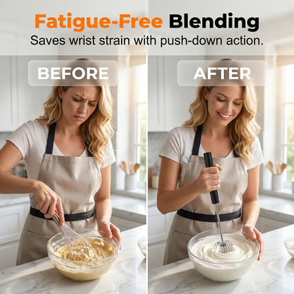 Stir Eggs, Cream, And Dough Effortlessly. Versatile Stainless Steel Egg Beater Hands Free, Easy To Use