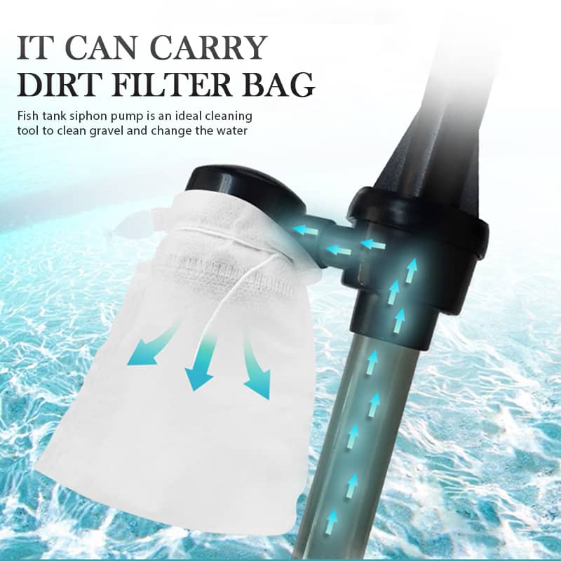 Electric Aquarium Gravel Cleaner Batterypowered, No Manual Pumping. Adjustable Tube Length Fits Small To Large Tanks. Clean Gravel & Change Water With Ease