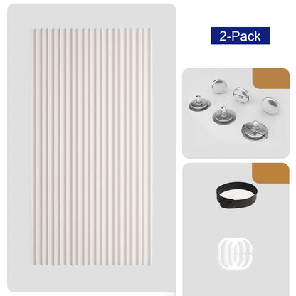 No Drill Magnetic Accordion Door Curtain