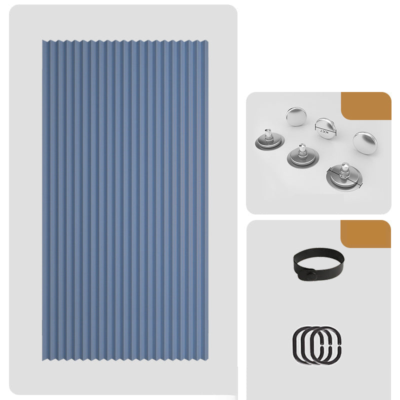 No Drill Magnetic Accordion Door Curtain
