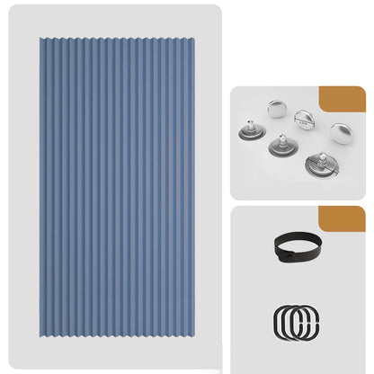 No Drill Magnetic Accordion Door Curtain
