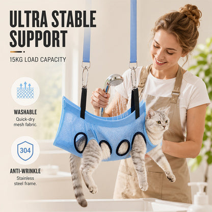 2 In 1 Foldable Pet Grooming Bed Grooming Table Cosy Bed In One Portable, Easy To Clean & Perfect For Home & Travel