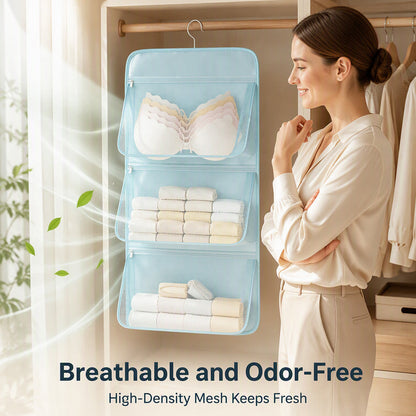 Multi Layer Mesh Storage Hanging Bag