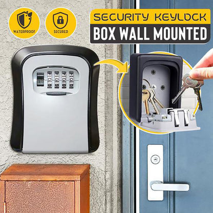 Save 50 Wallmounted Key Lock Box Secure, Sturdy & Easy Access