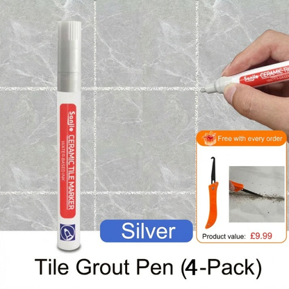 Ceramic Tile Grout Pen Mold Resistant, Waterproof & Permanent Finish